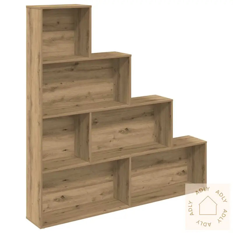 Bokhylle Artisan Eik 157X24X160 Cm Konstruert Tre
