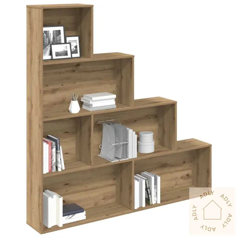 Bokhylle Artisan Eik 157X24X160 Cm Konstruert Tre