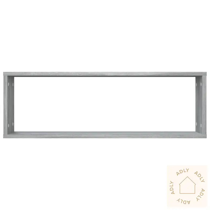 Vegghyller Kube 4 Stk Grå Sonoma 80X15X26,5 Cm Konstruert Tre