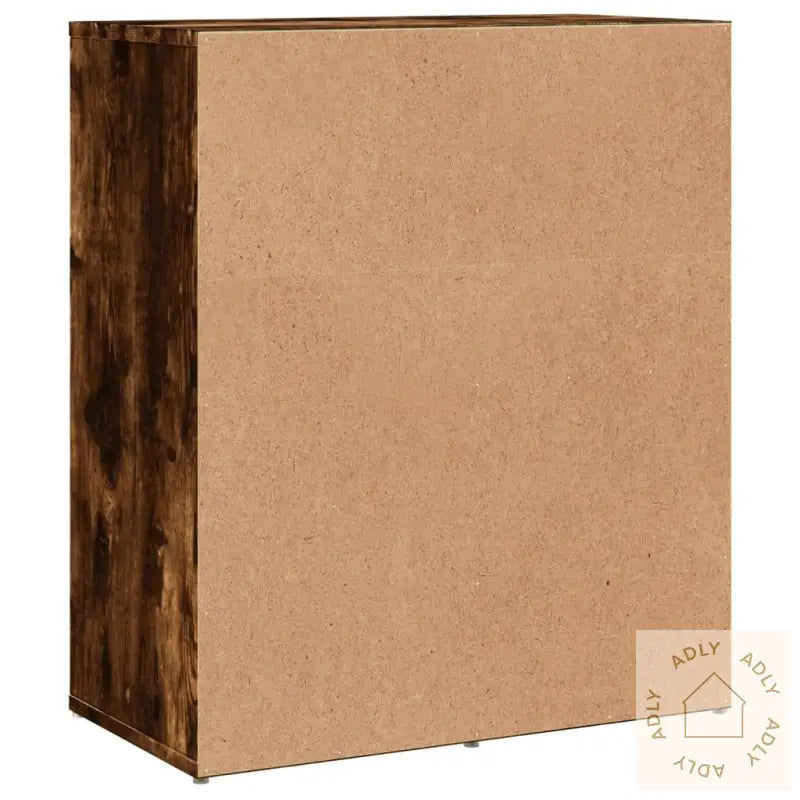 Skjenker 2 Røkt Eik 60X31X70 Cm Konstruert Tre