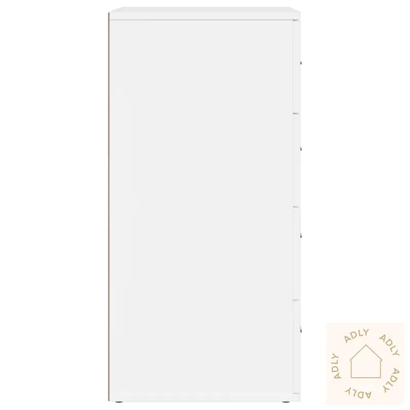 Skjenker 2 Stk Hvit 60X39X80 Cm Konstruert Tre