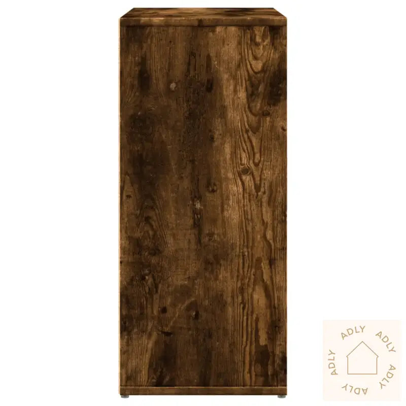 Skjenker 2 Røkt Eik 60X31X70 Cm Konstruert Tre
