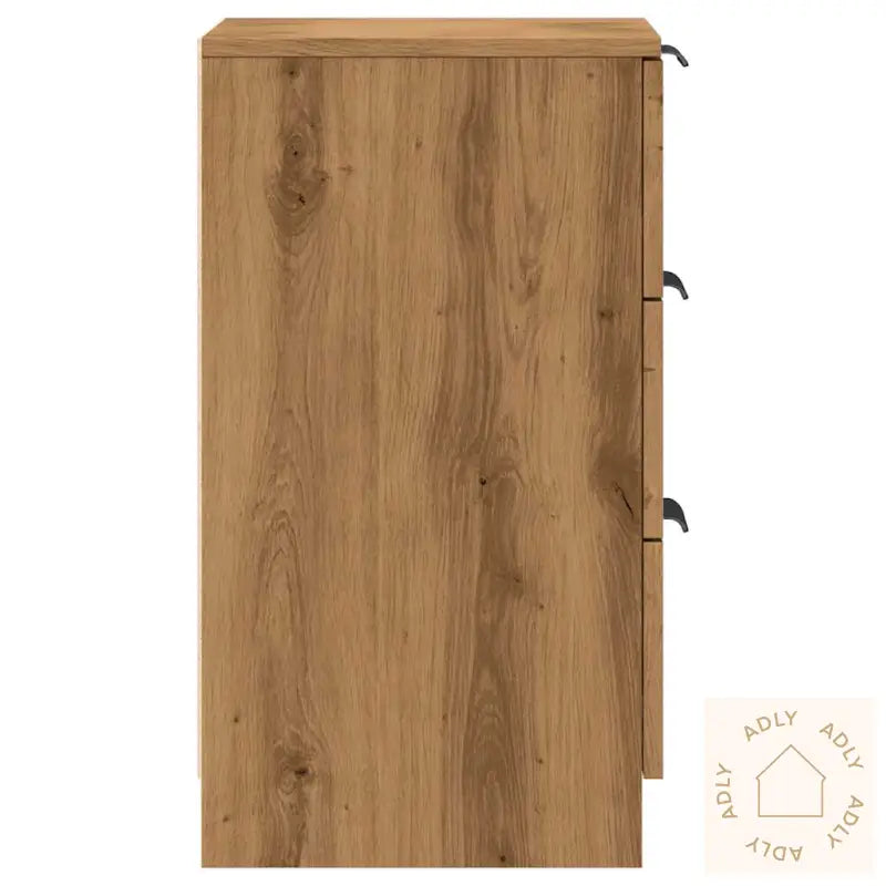 Nattbord 2 Stk Artisan Eik 40X36X65 Cm Konstruert Tre