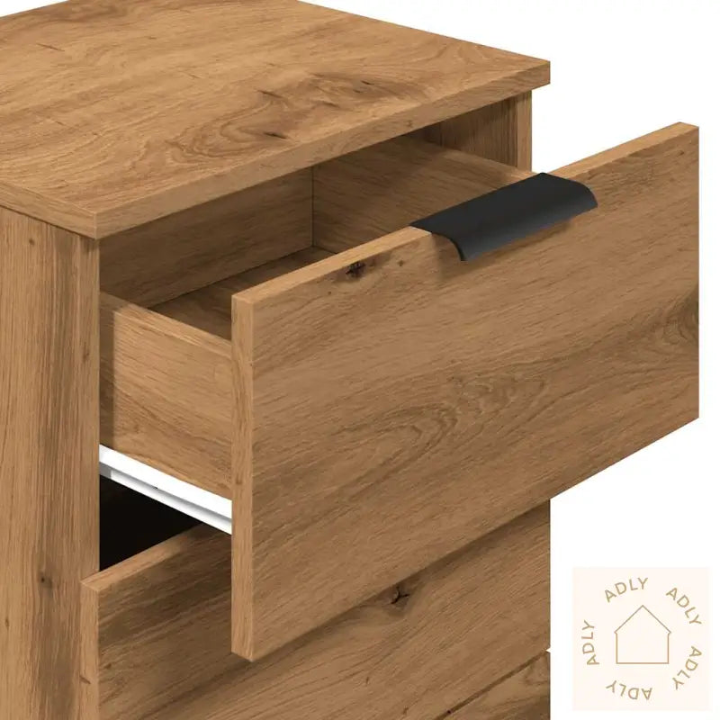 Nattbord 2 Stk Artisan Eik 40X36X65 Cm Konstruert Tre
