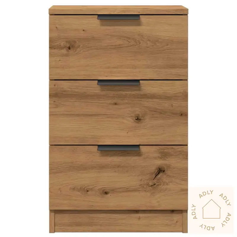Nattbord 2 Stk Artisan Eik 40X36X65 Cm Konstruert Tre