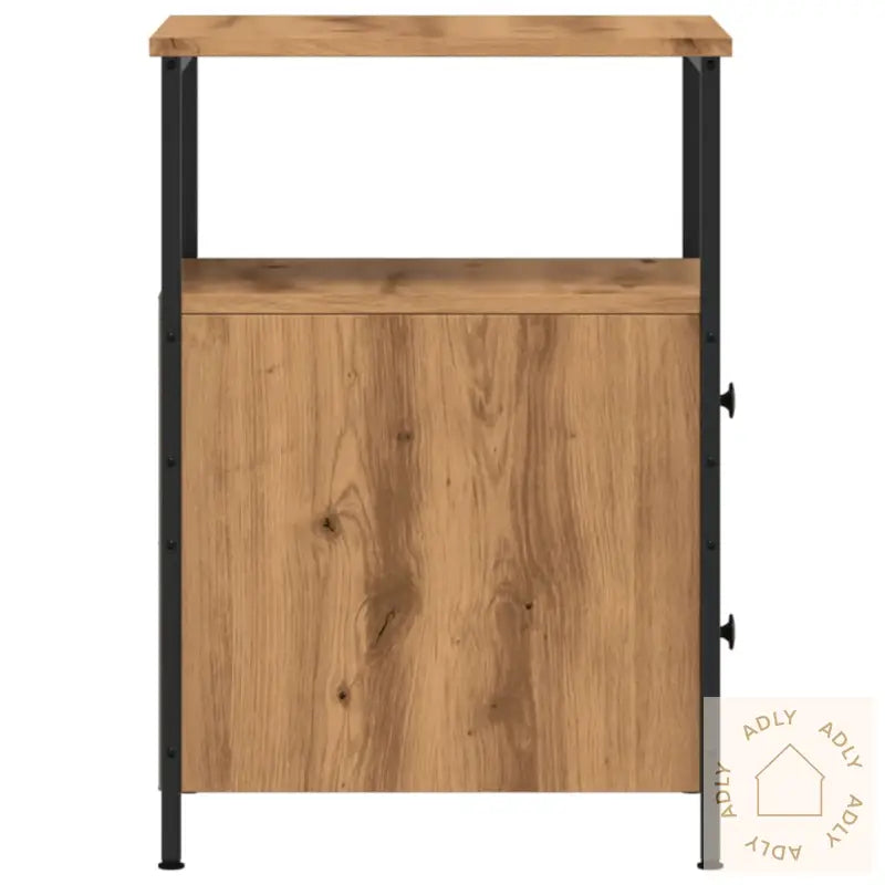 Nattbord 2 Stk Artisan Eik 34X35,5X50 Cm Konstruert Tre