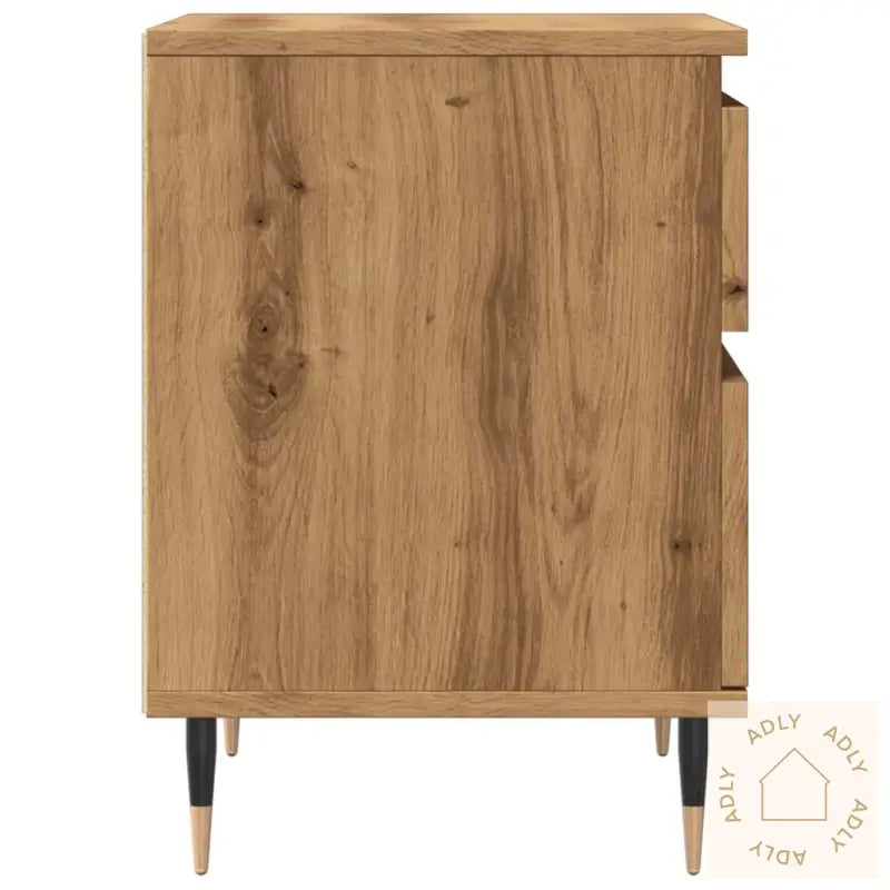 Nattbord 2 Stk Artisan Eik 40X35X50 Cm Konstruert Tre