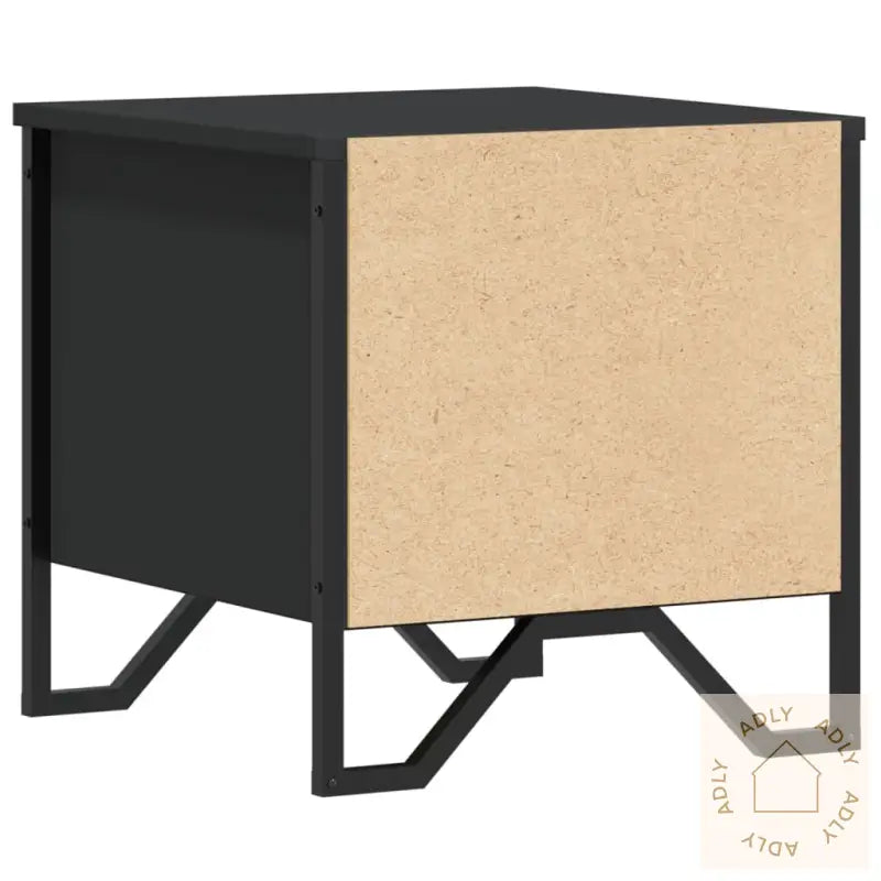 Nattbord 2 Stk Svart 40X41X40 Cm Konstruert Tre