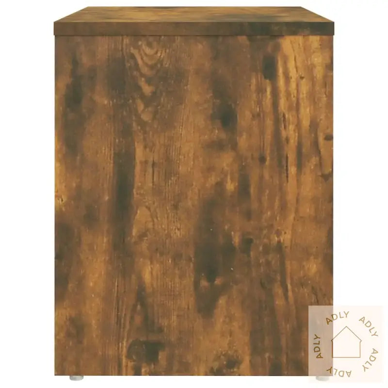 Nattbord 2 Stk Røkt Eik 40X30X40 Cm Konstruert Tre