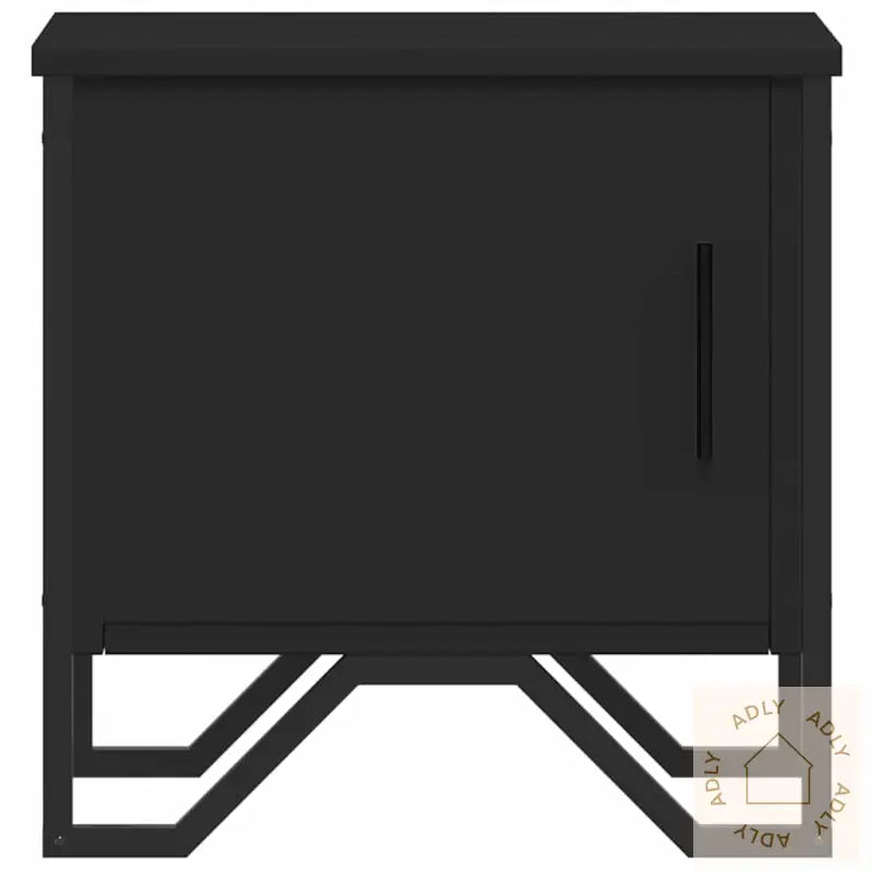 Nattbord 2 Stk Svart 40X30X40 Cm Sponplate