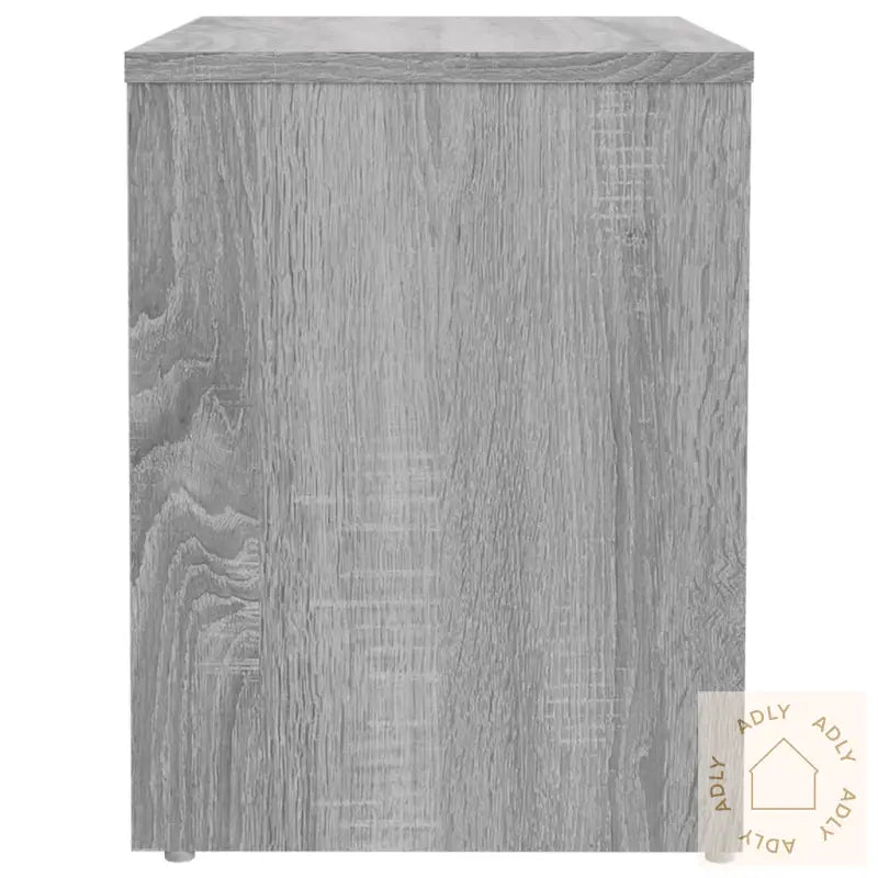 Nattbord 2 Stk Grå Sonoma 40X30X40 Cm Konstruert Tre