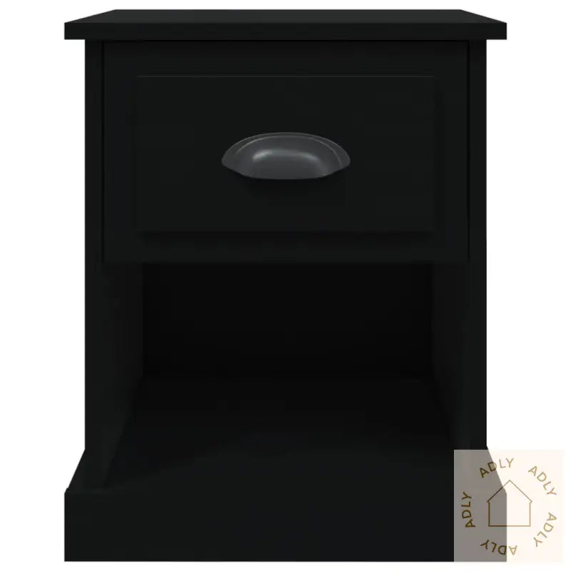 Nattbord Svart 39X39X47,5 Cm Konstruert Tre