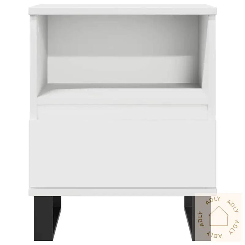 Nattbord 2 Stk Hvit 40X35X50 Cm Konstruert Tre