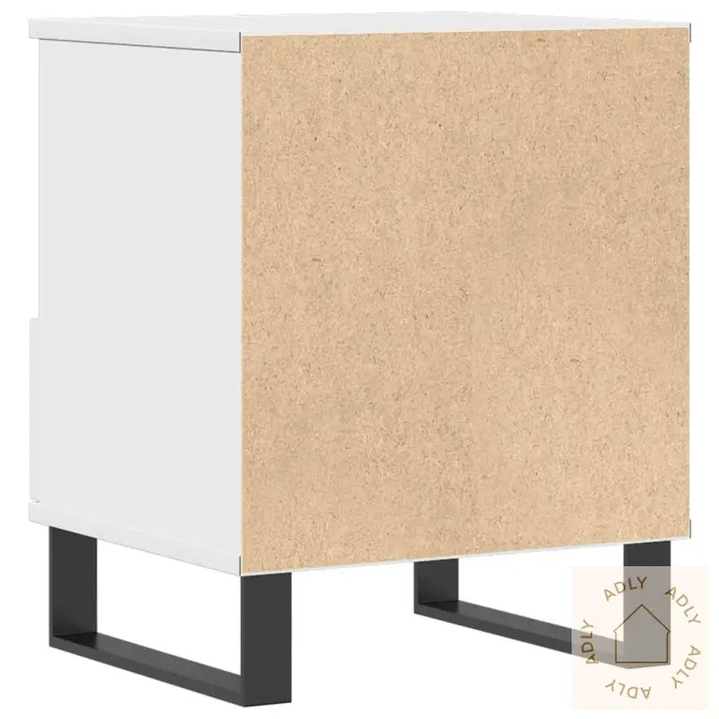 Nattbord 2 Stk Hvit 40X35X50 Cm Konstruert Tre