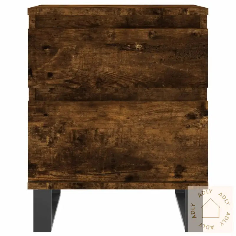 Nattbord Røkt Eik 40X35X50 Cm Konstruert Tre