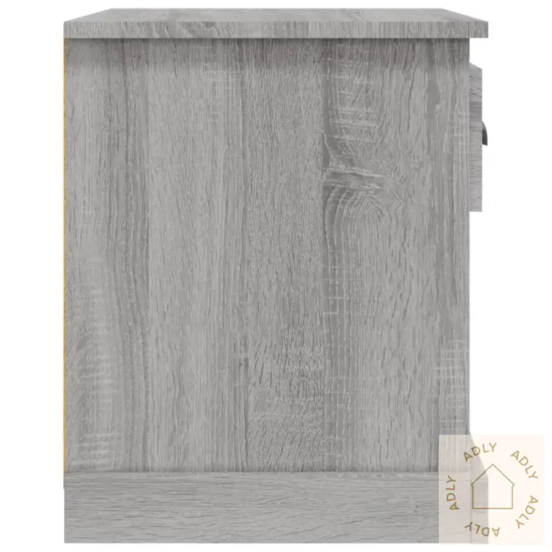 Nattbord Grå Sonoma 39X39X47,5 Cm Konstruert Tre