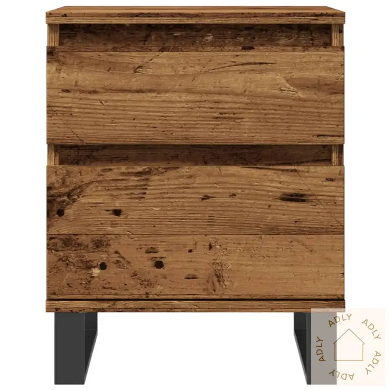 Nattbord 2 Stk Gammelt Tre 40X35X50 Cm Konstruert Tre