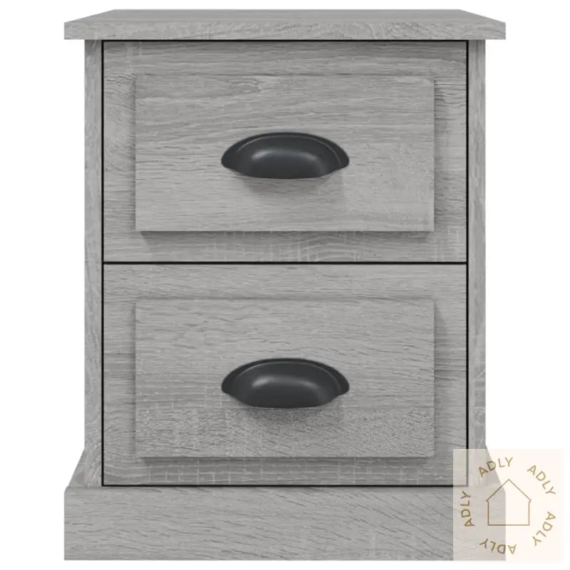 Nattbord Grå Sonoma 39X39X47,5 Cm Konstruert Tre