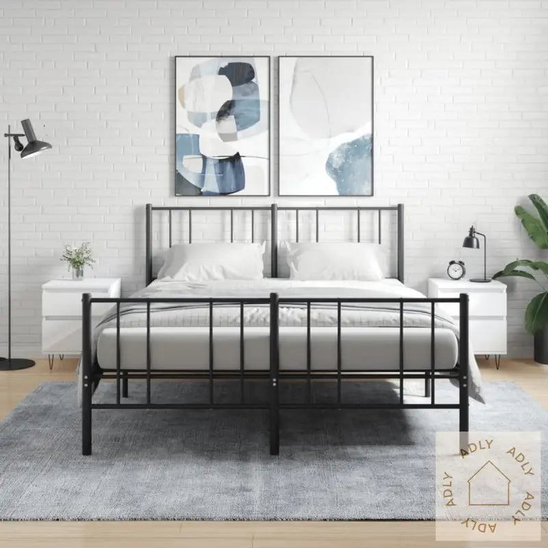 Nattbord 2 Stk Hvit 40X35X50 Cm Konstruert Tre