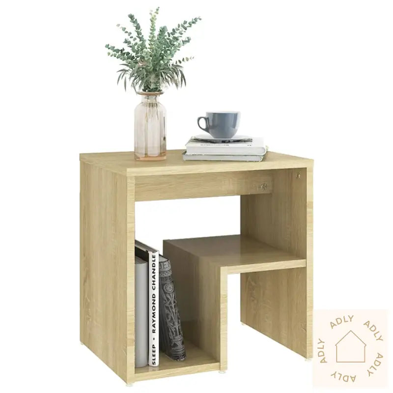 Nattbord 2 Stk Sonoma Eik 40X30X40 Cm Konstruert Tre