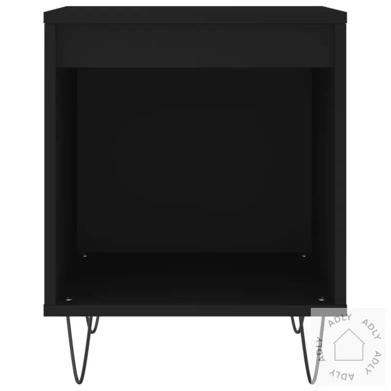 Nattbord 2 Stk Svart 40X35X50 Cm Konstruert Tre