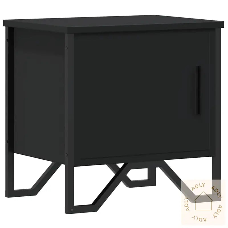 Nattbord Svart 40X30X40 Cm Sponplate