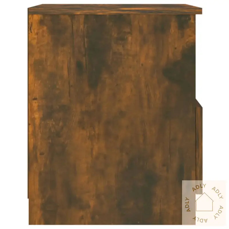 Nattbord Røkt Eik 40X40X50 Cm Konstruert Tre