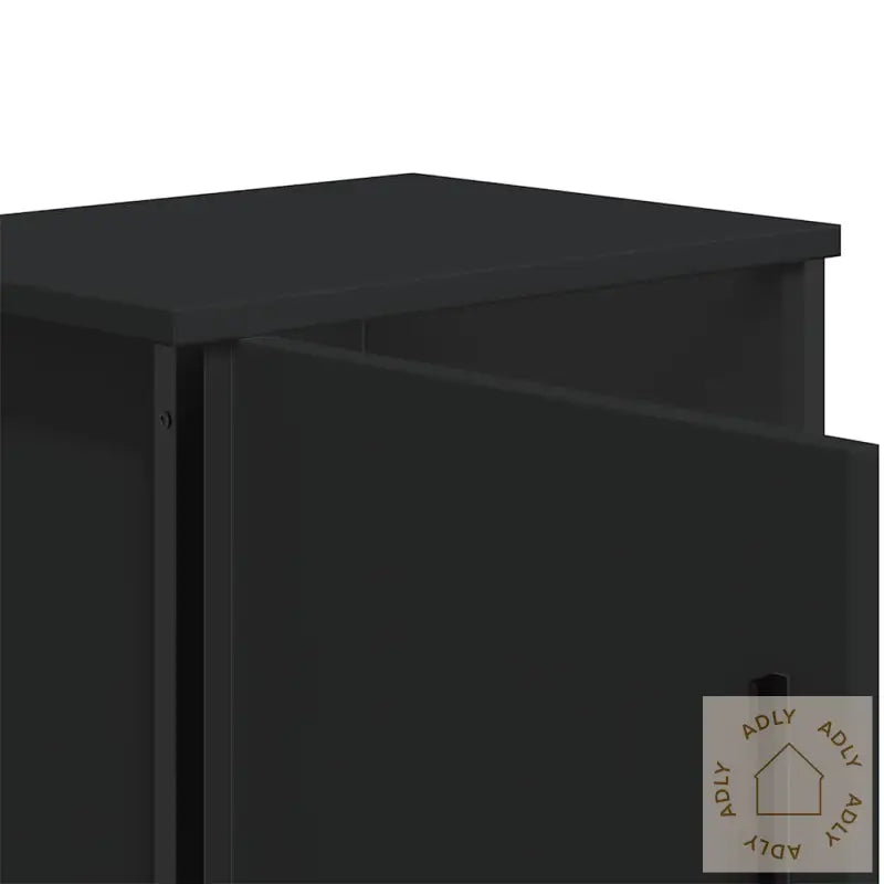 Nattbord Svart 40X30X40 Cm Sponplate