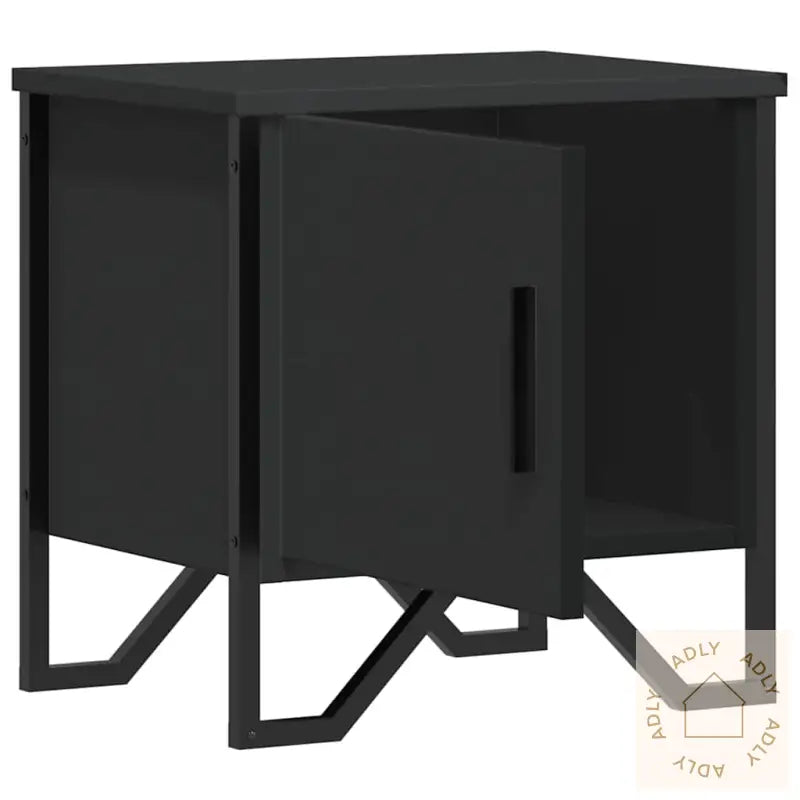 Nattbord Svart 40X30X40 Cm Sponplate
