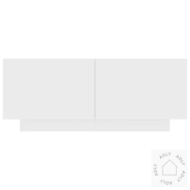 Nattbord Hvit 100X35X40 Cm Konstruert Tre