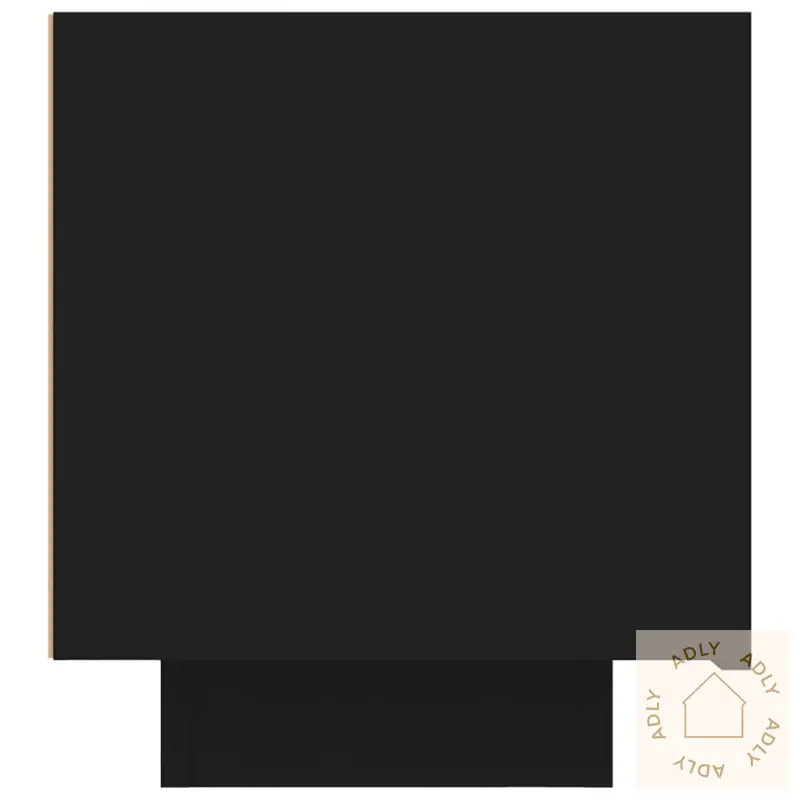 Nattbord Svart 100X35X40 Cm Konstruert Tre