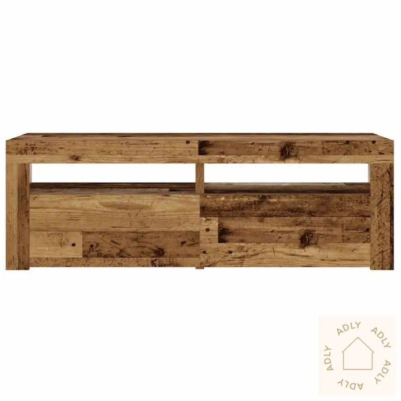 Nattbord Med Led 2 Stk Gammelt Tre 60X35X40 Cm