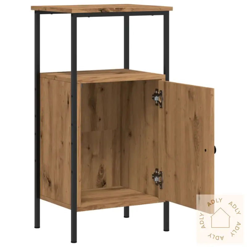 Nattbord 2 Stk Artisan Eik 41X31X80 Cm Konstruert Tre