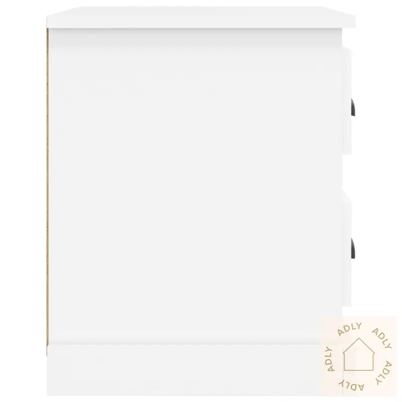 Nattbord Hvit 39X39X47,5 Cm Konstruert Tre