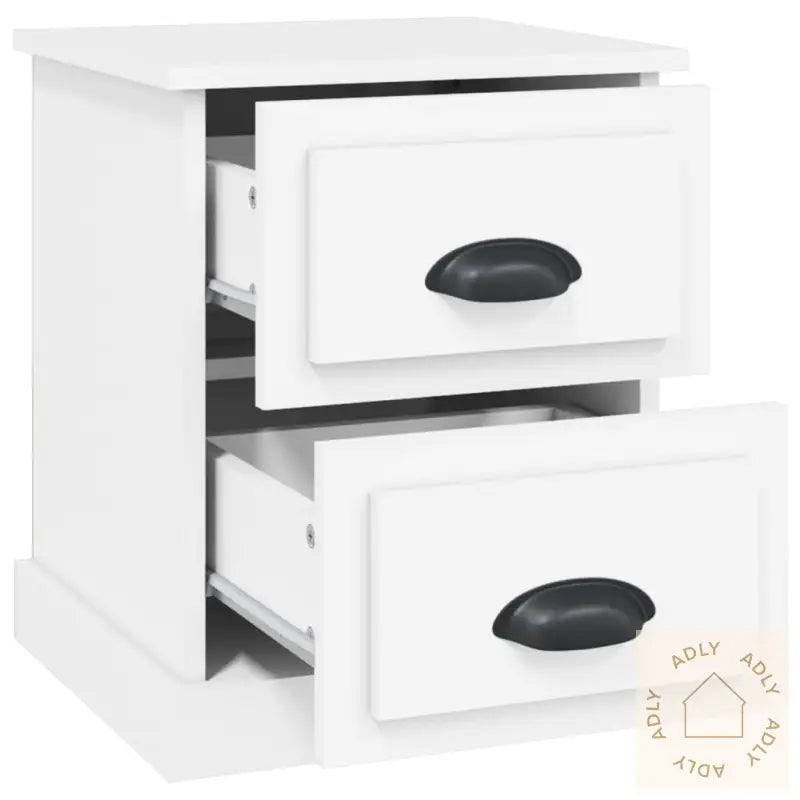 Nattbord Hvit 39X39X47,5 Cm Konstruert Tre