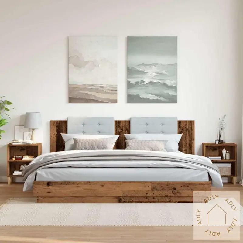 Nattbord 2 Stk Gammelt Tre 40X30X50 Cm Konstruert Tre