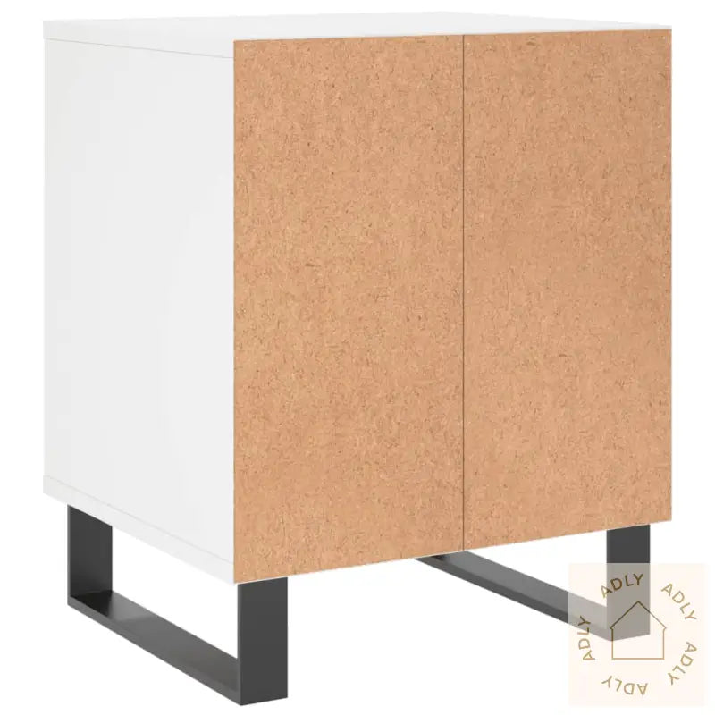 Nattbord 2 Stk Hvit 40X35X50 Cm Konstruert Tre