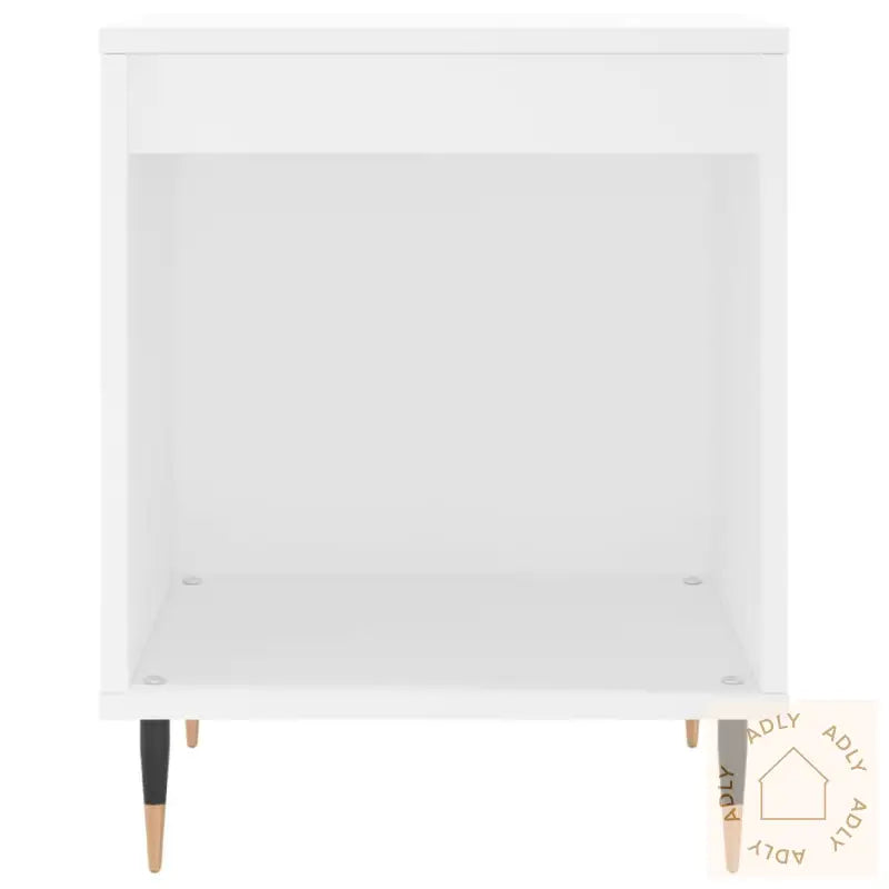 Nattbord 2 Stk Hvit 40X35X50 Cm Konstruert Tre