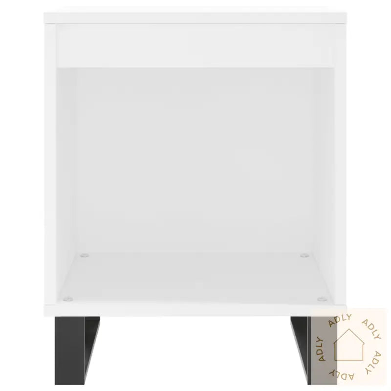 Nattbord 2 Stk Hvit 40X35X50 Cm Konstruert Tre