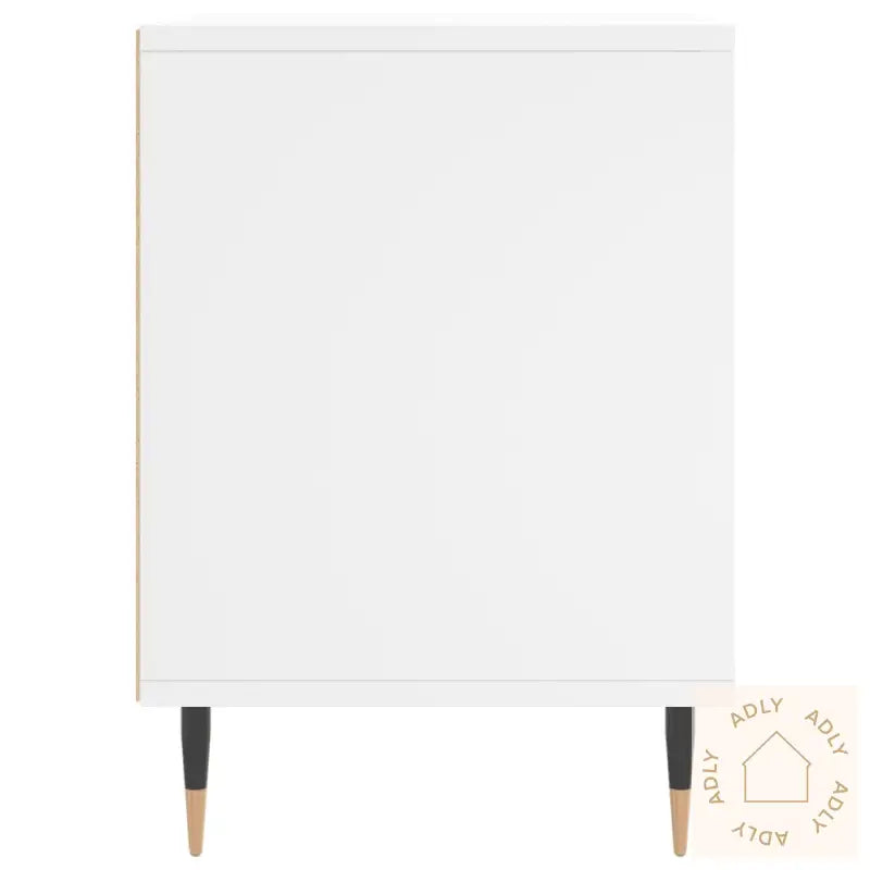 Nattbord 2 Stk Hvit 40X35X50 Cm Konstruert Tre