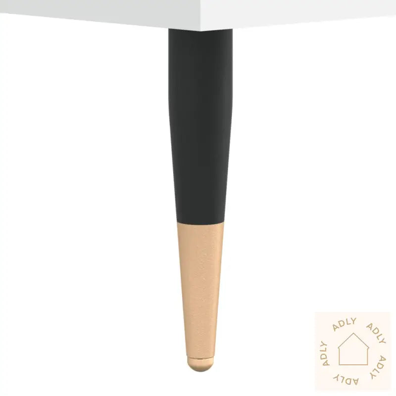 Nattbord 2 Stk Hvit 40X35X50 Cm Konstruert Tre