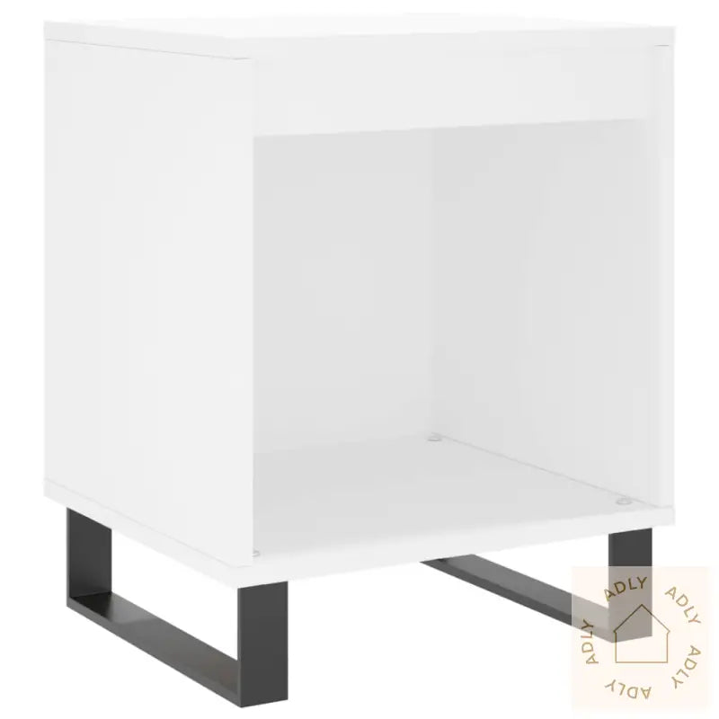 Nattbord 2 Stk Hvit 40X35X50 Cm Konstruert Tre