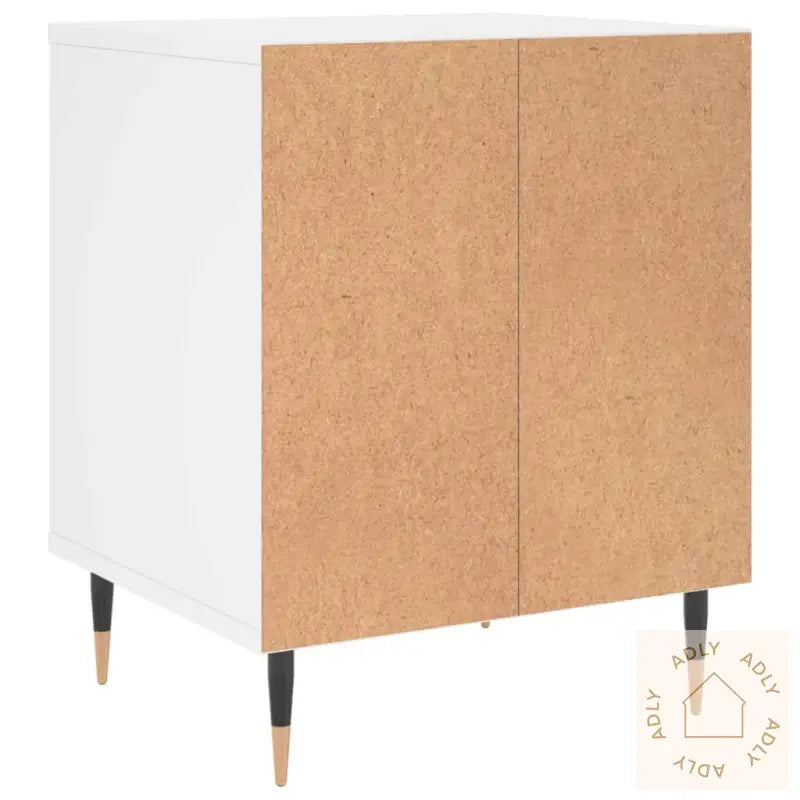 Nattbord 2 Stk Hvit 40X35X50 Cm Konstruert Tre