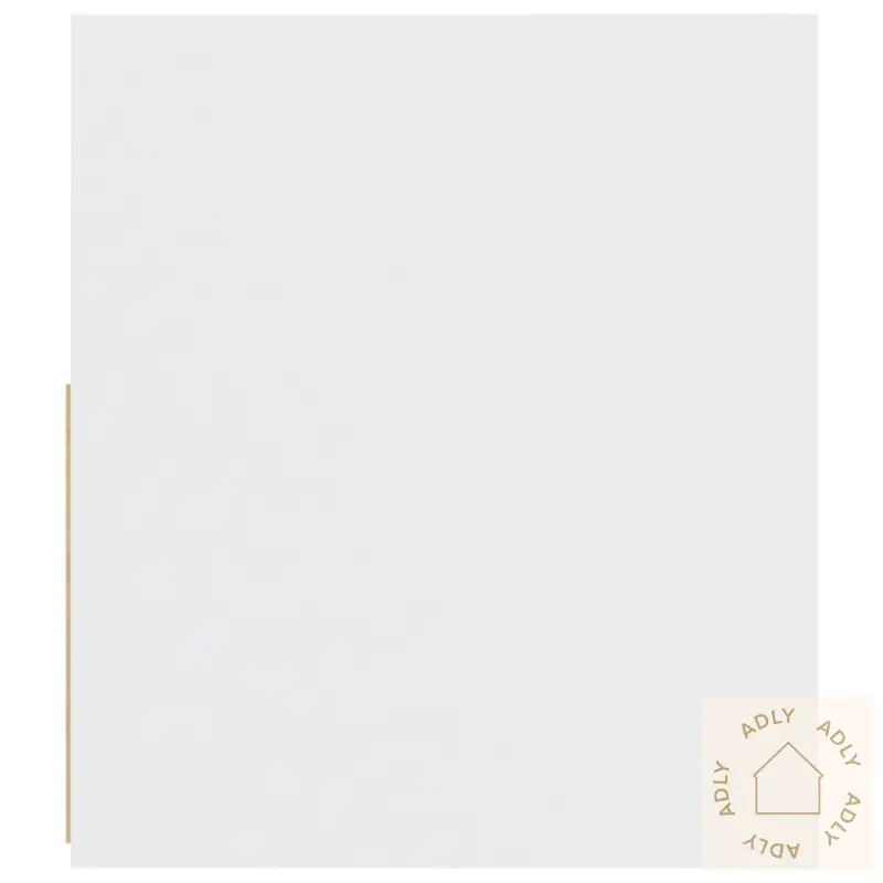 Nattbord Med Led 2 Stk Hvit 60X35X40 Cm