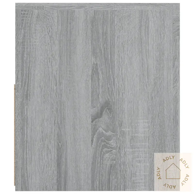 Nattbord 2 Stk Med Led-Lys Grå Sonoma 60X35X40 Cm