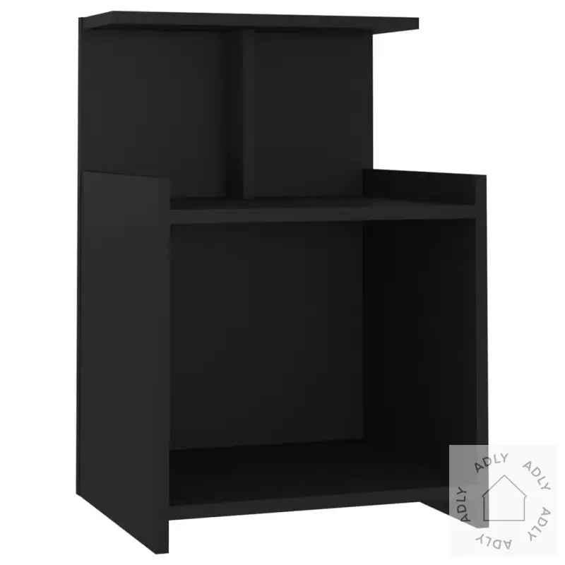 Nattbord 2 Stk Svart 40X35X60 Cm Konstruert Tre