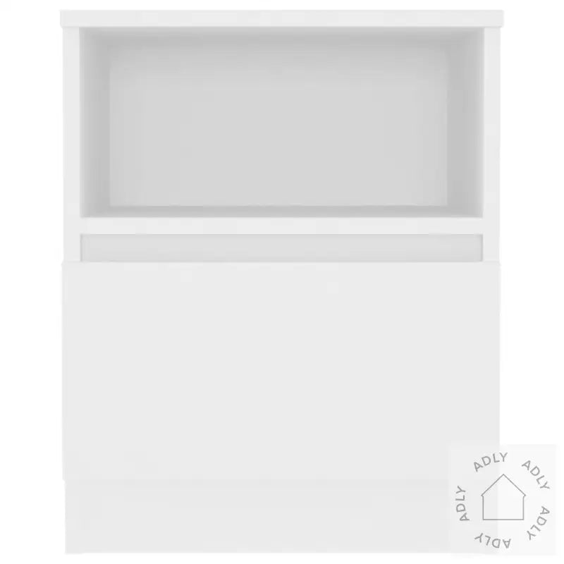 Nattbord 2 Stk Hvit 40X40X50 Cm Konstruert Tre
