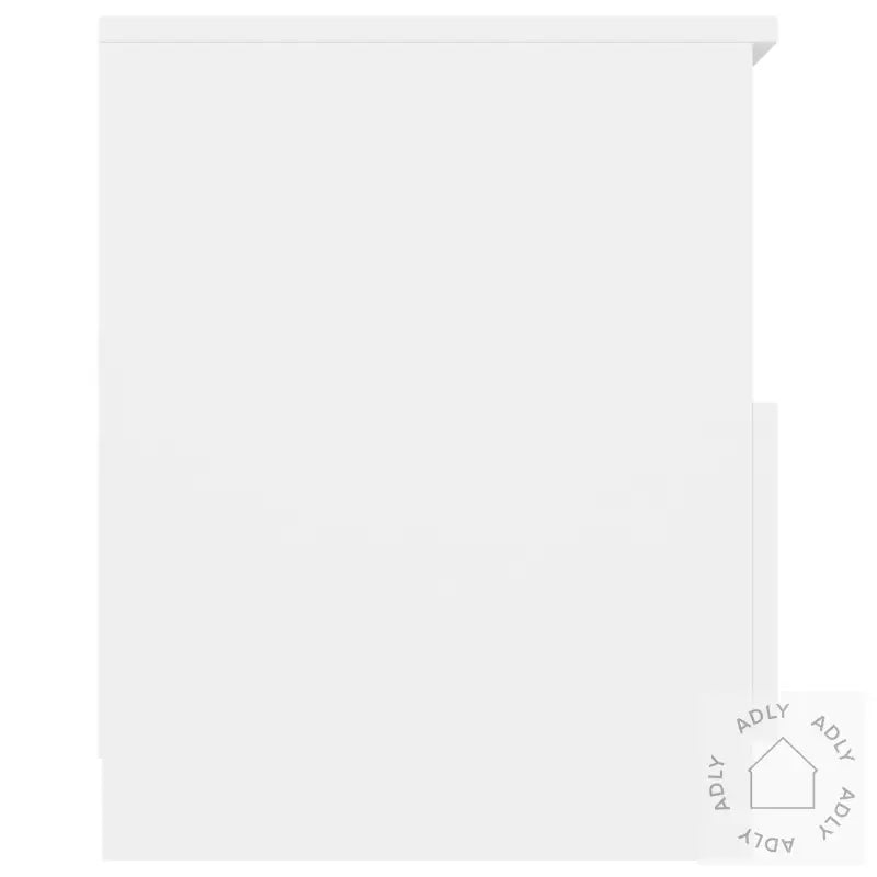 Nattbord Hvit 40X40X50 Cm Konstruert Tre