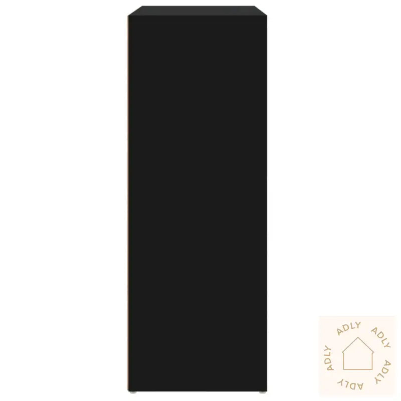 Skjenker 2 Stk Svart 60X31X84 Cm Konstruert Tre