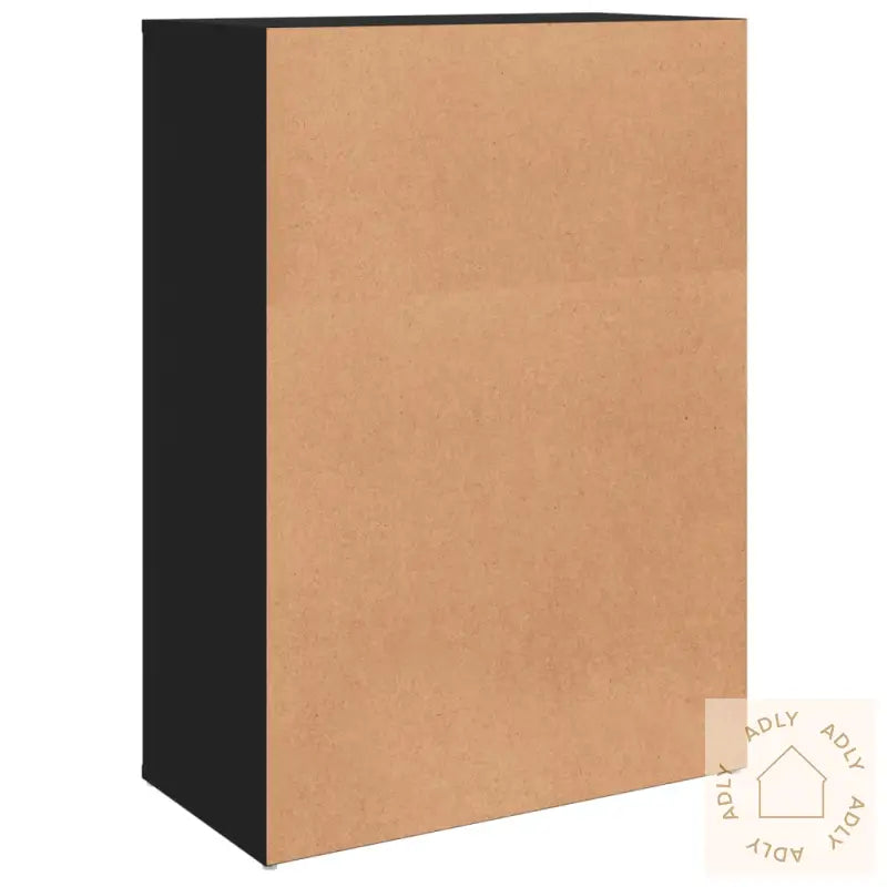 Skjenker 2 Stk Svart 60X31X84 Cm Konstruert Tre